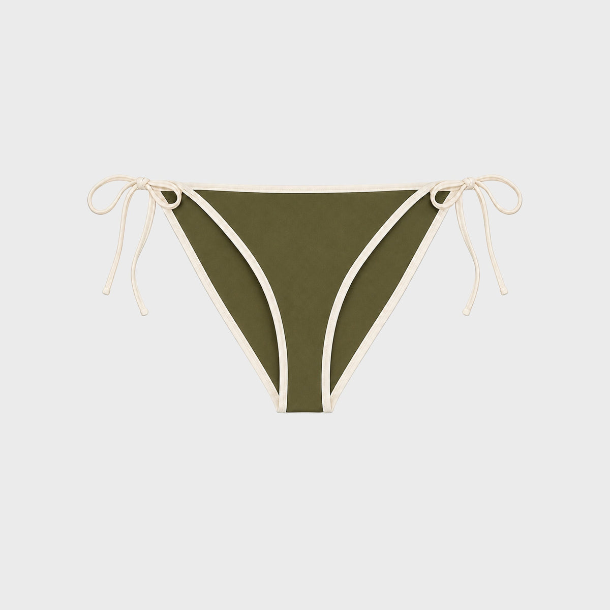 JADE Ties Bottom - Olive / Ivory