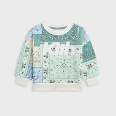 Kith Baby Deconstructed Bandana Nelson Crewneck - Wilde