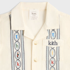 Kith Baby Novelty Embroidered Thompson Collared Shirt - Silk
