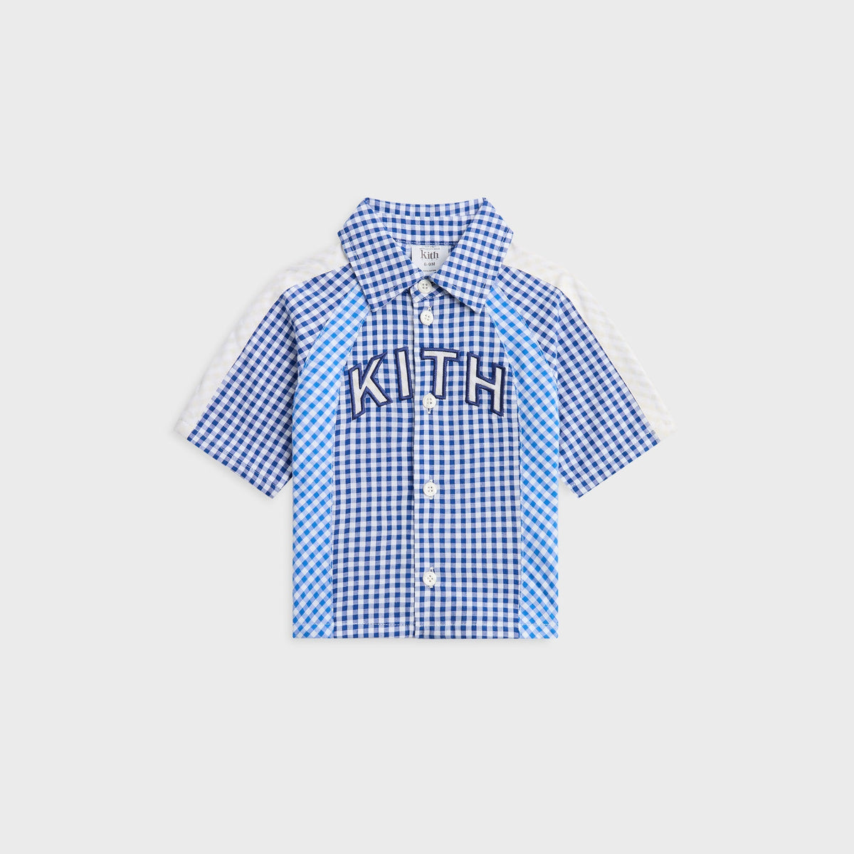 Kith Baby Color-Blocked Gingham Apollo Shirt - Layer
