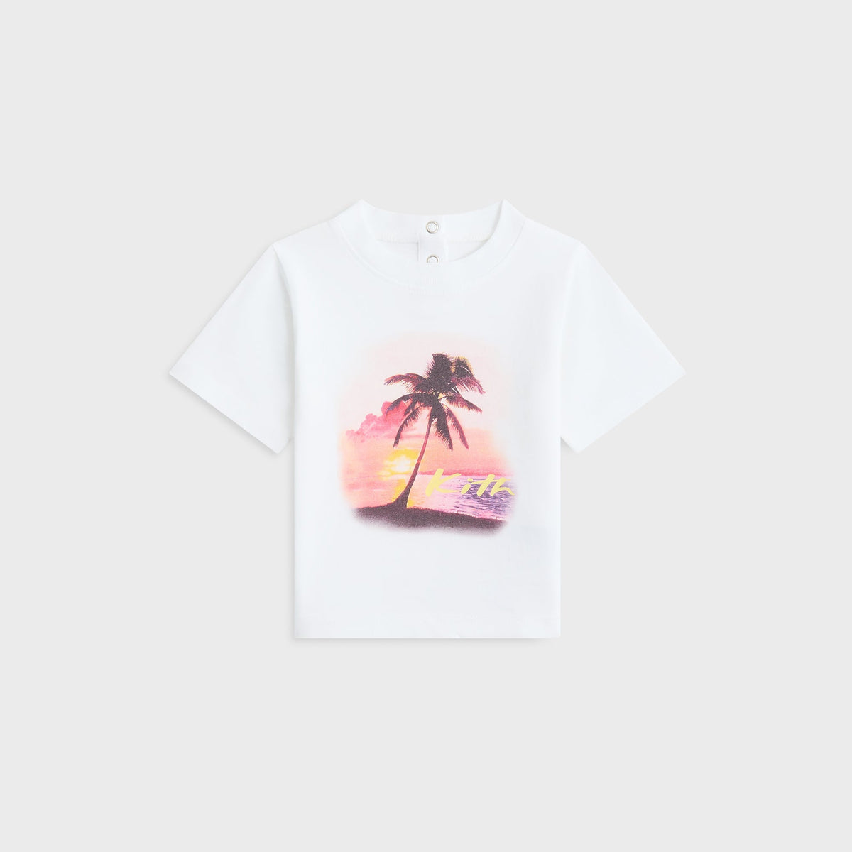 Kith Baby Sunset Palm Graphic Tee - White