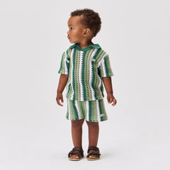 Kith Baby Open Knit Camp Short - Sage