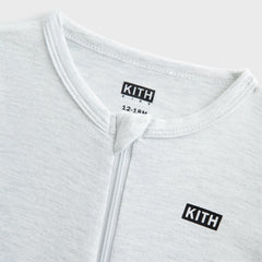 Kith Baby Coverall - Light Heather Grey