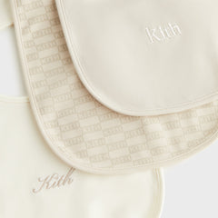 Kith Baby 3-Pack Bib Set - Silk