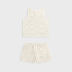 Kith Baby Monogram Terry Tank Set - Silk