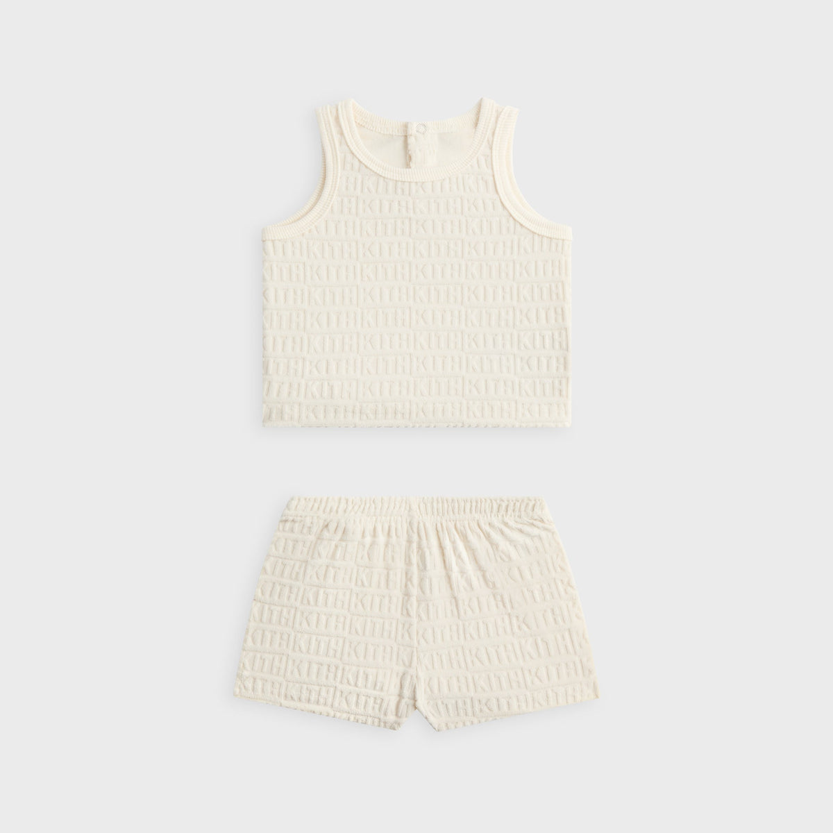Kith Baby Monogram Terry Tank Set - Silk