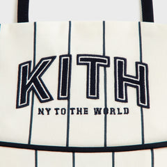 Kith Baby Pinstripe Baseball Dress Bloomer Set - Silk