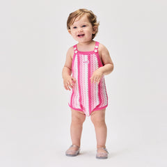 Kith Baby Open Knit Romper - Canna