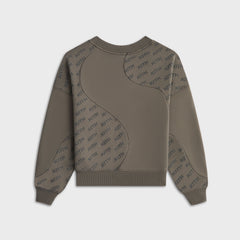 Kith Kids Blocked Monogram Nelson Sweatshirt - Fuel