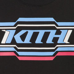 Kith Kids Retro Moto Cropped Jasper Tee - Black