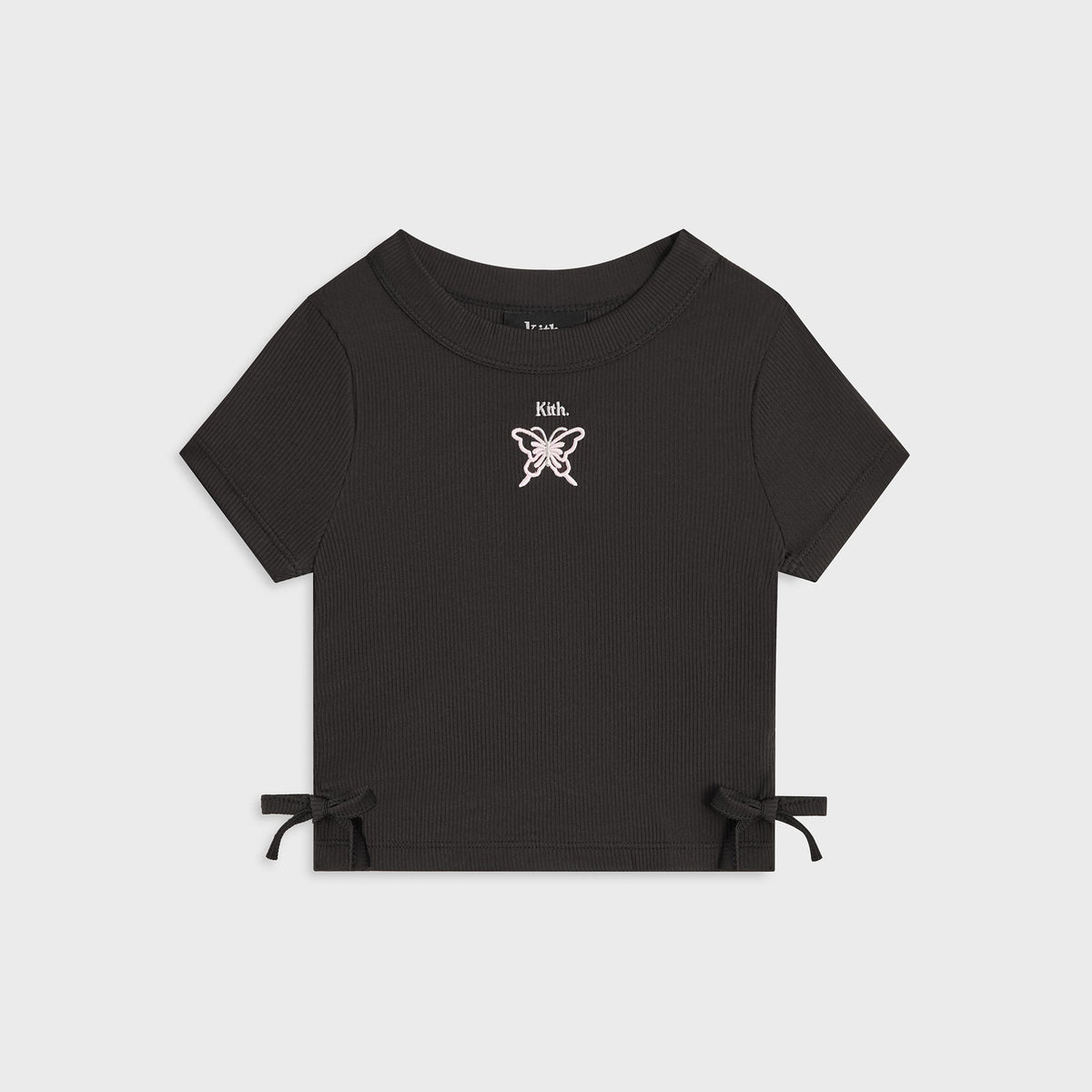 Kith Kids Mulberry Ruched Rib Tee - Black