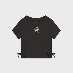 Kith Kids Mulberry Ruched Rib Tee - Black