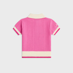 Kith Kids Teagen II Cropped Polo - Daphne