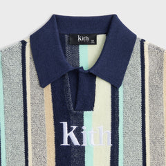 Kith Kids Striped Nelson Short Sleeve - Mykonos