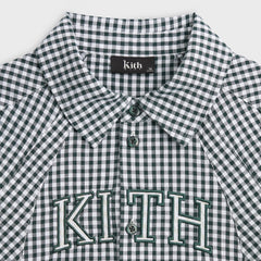 Kith Kids Blocked Gingham Apollo Shirt - Stadium