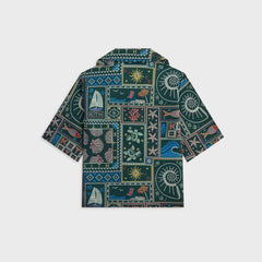 Kith Kids Beach Tile Thompson Camp Shirt - Stadium