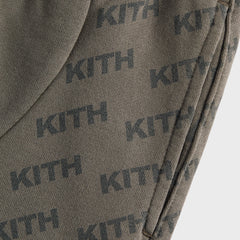 Kith Kids Blocked Monogram Nelson Sweatpant - Fuel