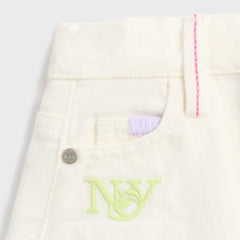 Kith Kids Denim Cut Off Short - Silk