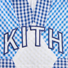 Kith Kids Color-Blocked Gingham Turbo Short - Layer