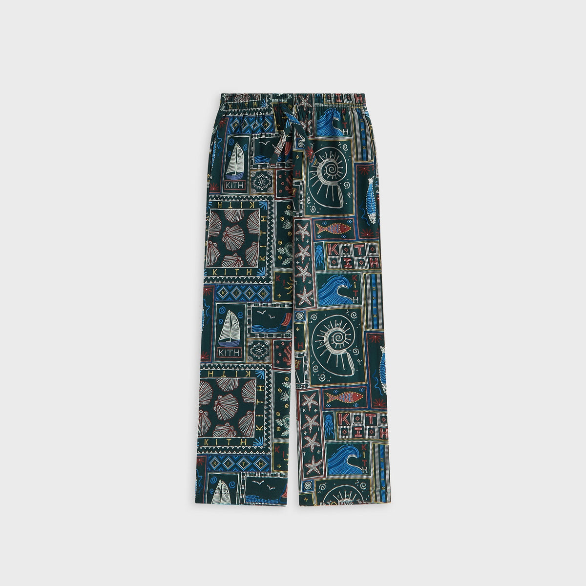 Kith Kids Beach Tile Wide Leg Pant - Stadium