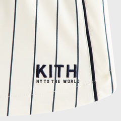 Kith Kids Pinstripe Baseball Skirt - Silk