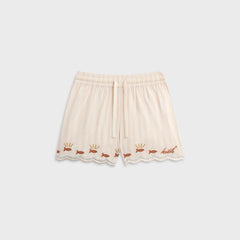 Kith Kids Embroidered Michla Camp Short - Sahara
