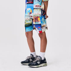 Kith Kids World Travel Printed Thompson Camp Short - Nocturnal