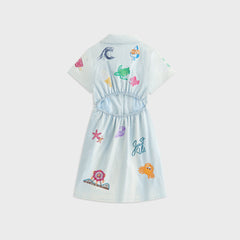 Kith Kids Novelty Lena Dress - Light Indigo