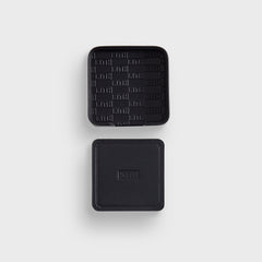 Kith Monogram Leather Coasters - Black