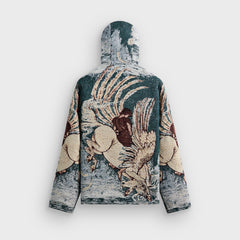Kith Braden Tapestry Full Zip Hoodie - Waffle