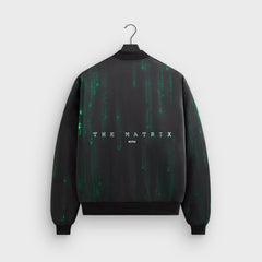 Kith for The Matrix Vance Satin Bomber Jacket - Black