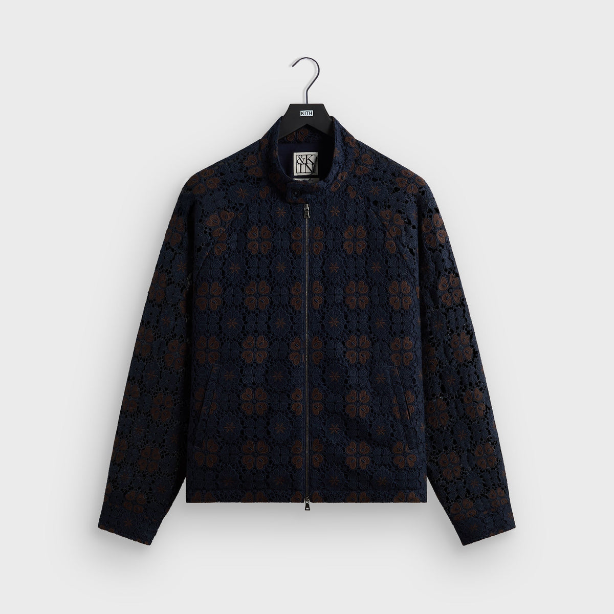 &Kin Retro Floral Lace Eddy Jacket - Cosmos