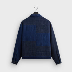 Kith Stitched Patchwork Connor Blouson Jacket - Dark Indigo