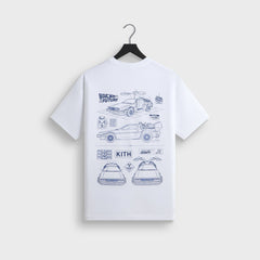 Kith for Back to the Future Blueprint Standard Crispy Pocket Tee - White