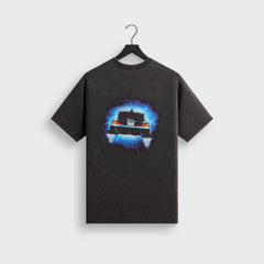 Kith for Back to the Future DeLorean Front Back Vintage Tee - Black