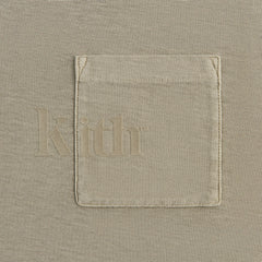 Kith Long Sleeve Quinn Tee - Plaster
