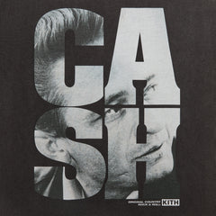 Kith Records for Johnny Cash Rock N Roll Vintage Tee - Black