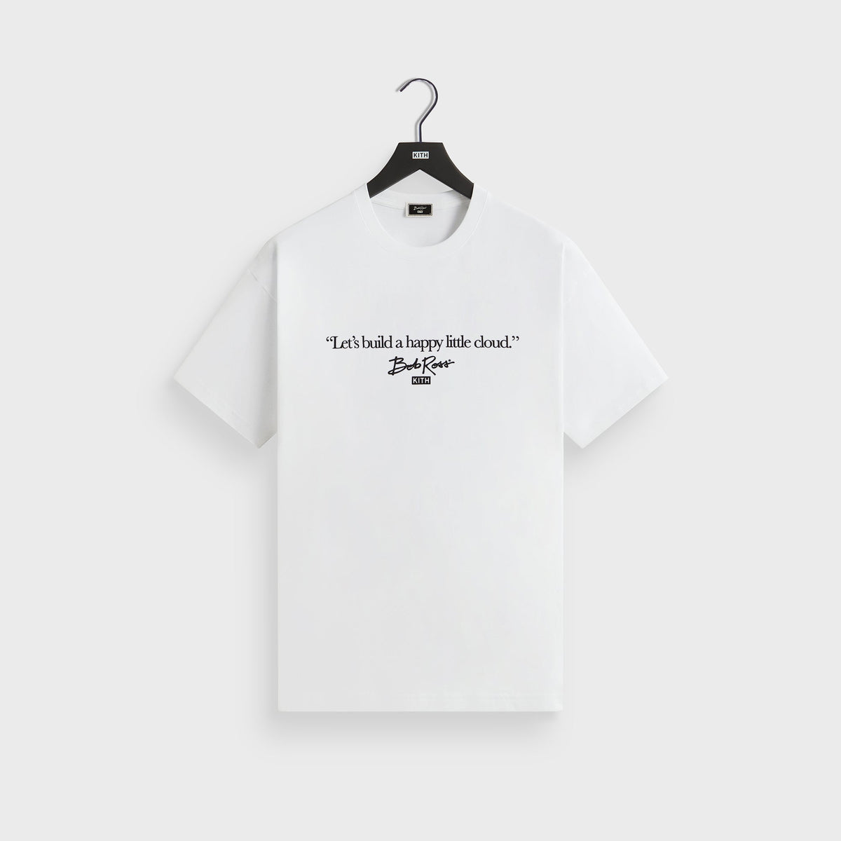 Kith for Bob Ross Happy Clouds Quote Tee - White