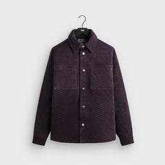 Kith Monogram Suede Apollo II Shirt - Belladonna