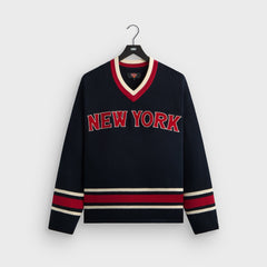 Kith for the New York Knicks Classic Beau Knit Sweater - Nocturnal