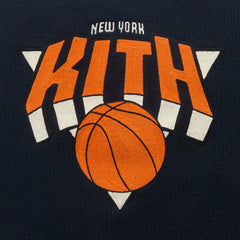 Kith for the New York Knicks Logo Crewneck Sweater - Nocturnal