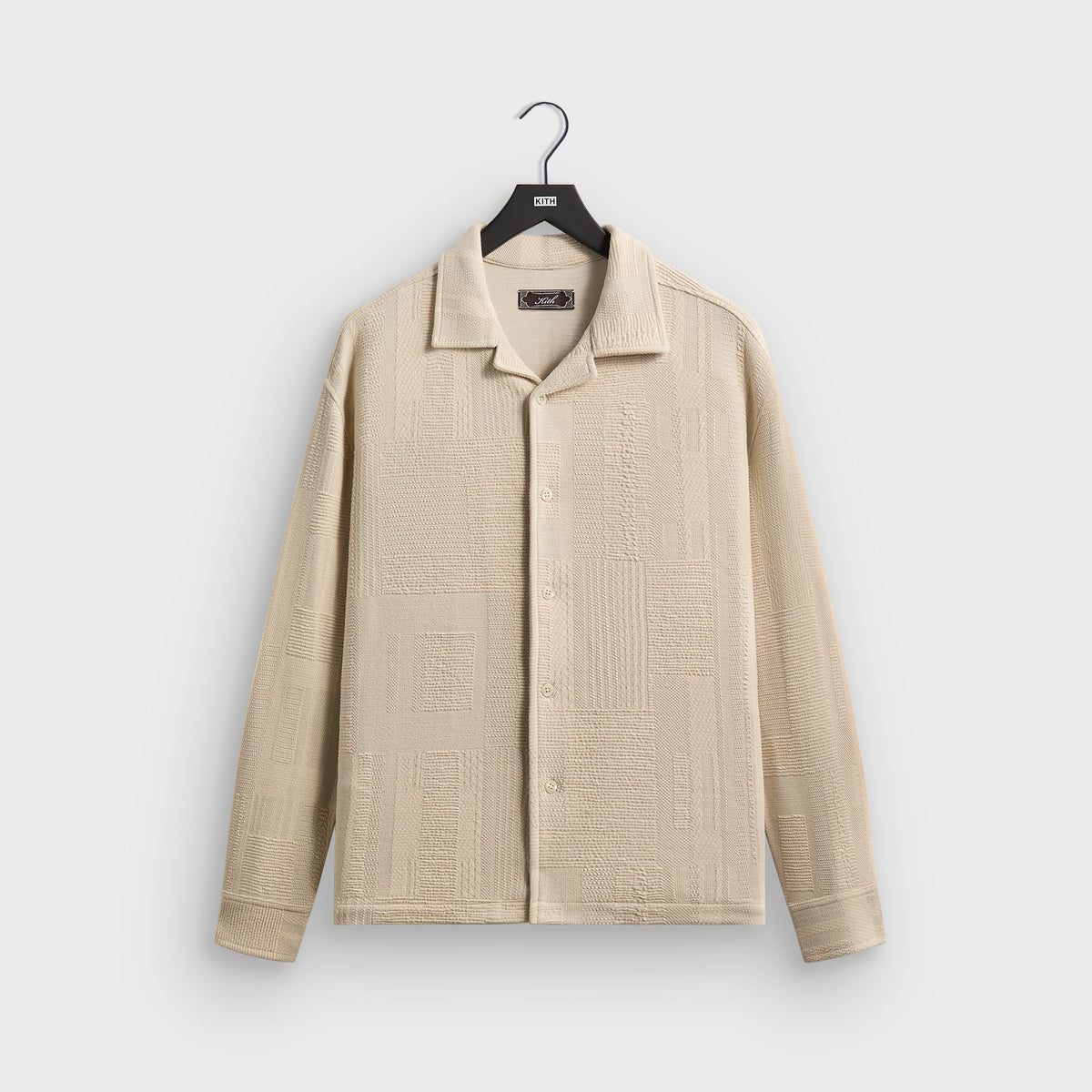 Kith Geometric Knit Cohen Shirt - Hallow