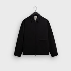 &Kin for Kith Origins Long Sleeve Davenport Tropical Wool Shirt - Black