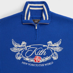 Kith Quarter Zip Wyona Sweater - Cyclone