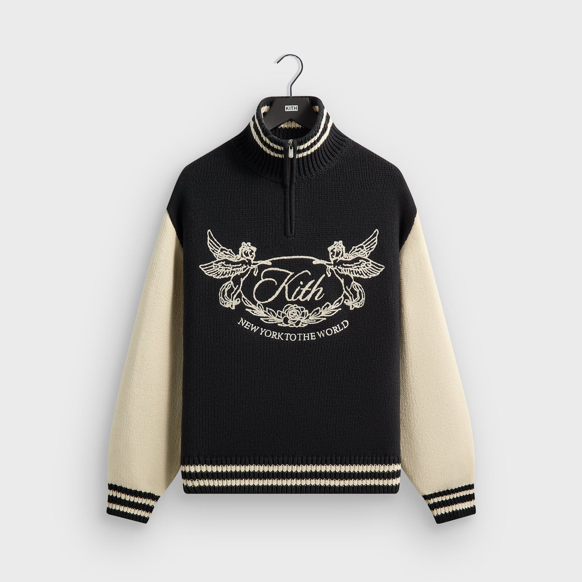 Kith Quarter Zip Wyona Sweater - Ink