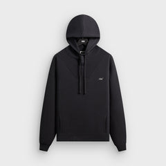 Kith Rib Neck Cropped Camden Hoodie - Black