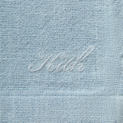 Kith Soft Woven Cropped Beckham Camp Collar Shirt - Light Indigo