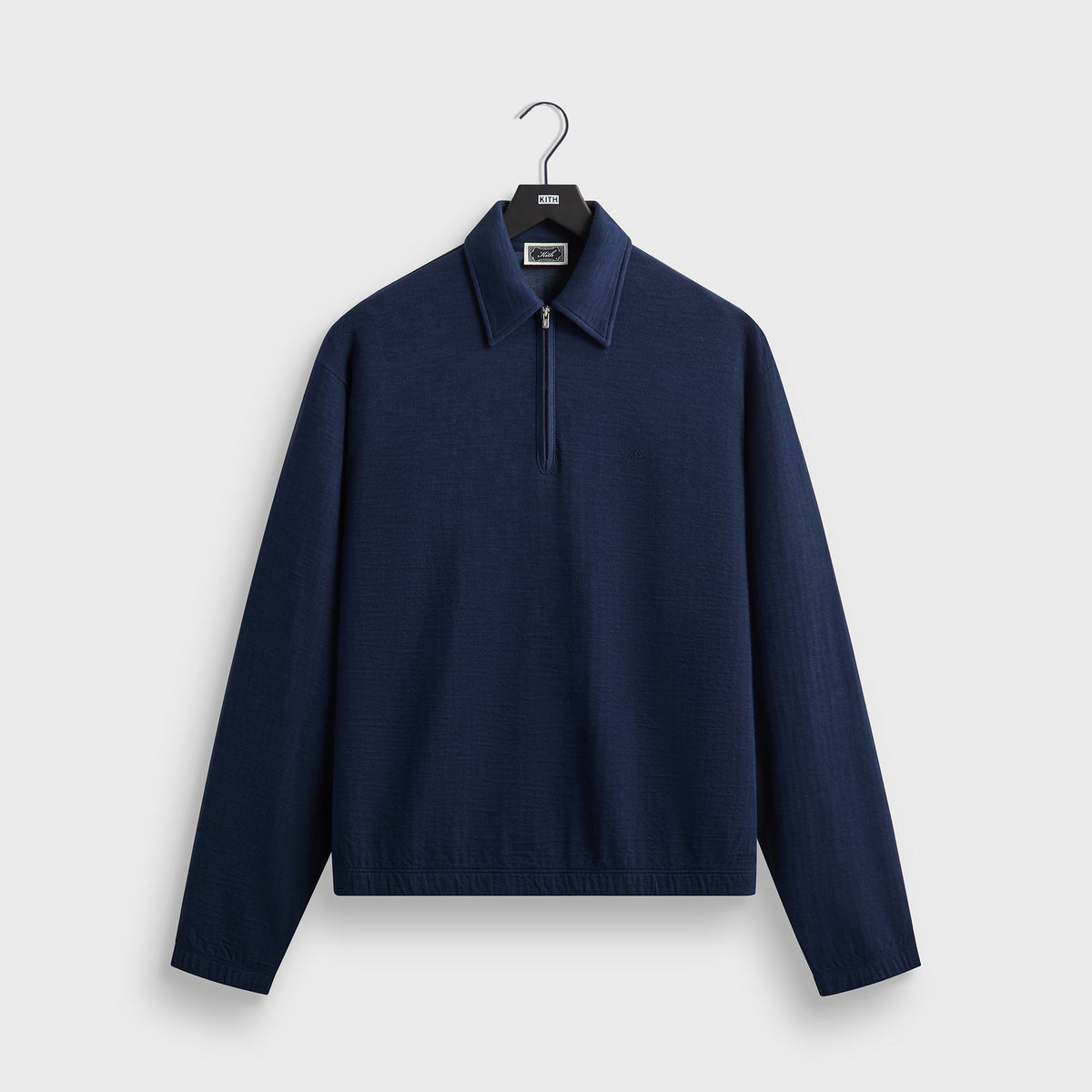 Kith Double Face Jersey Jace Polo - Nocturnal