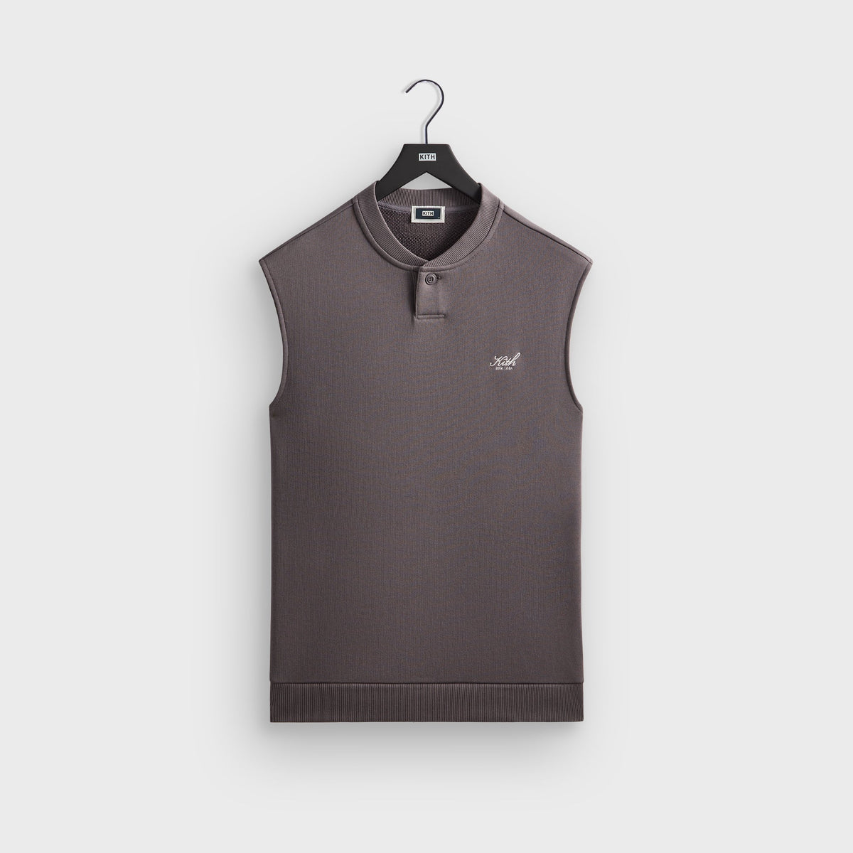 Kith Heavy Loop Terry Henley Muscle Tee - Thunder