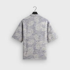 Kith Heathered Paisley Torin Shirt - Light Indigo
